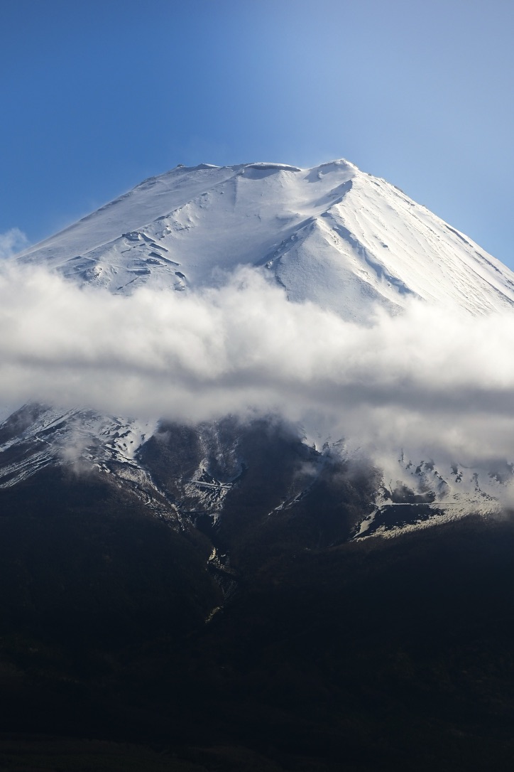 Fuji im Schnee
