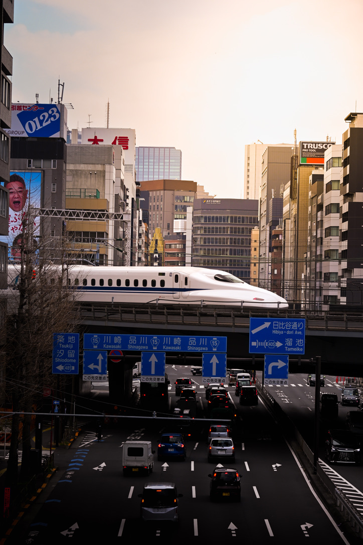 Shinkansen in Tokio