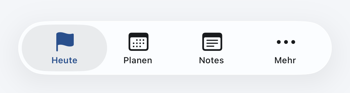 Heute Planen Notes Mehr