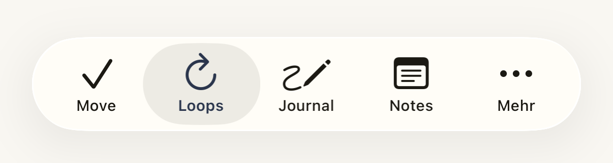 Move Loops Journal Notes Mehr