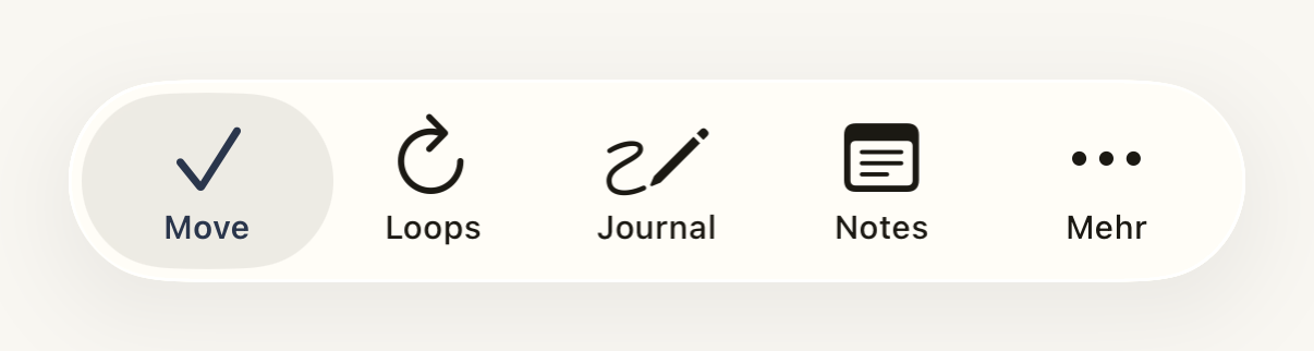 Move Loops Journal Notes Mehr