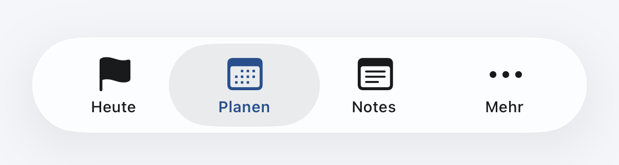 Heute Planen Notes Mehr